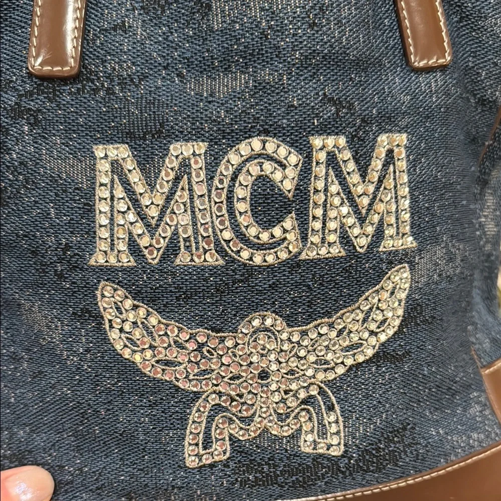 MCM Denim Shoulder Bag - Picture 2 of 16